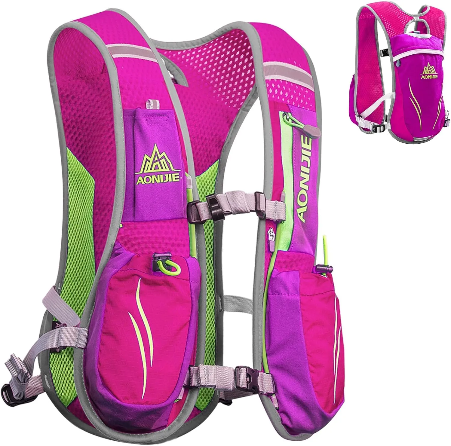 Azarxis Hydration Running Vest Backpack Pack 5L 5.5L for Women and Men Jogging Trail Race Marathon Cycling Hiking
