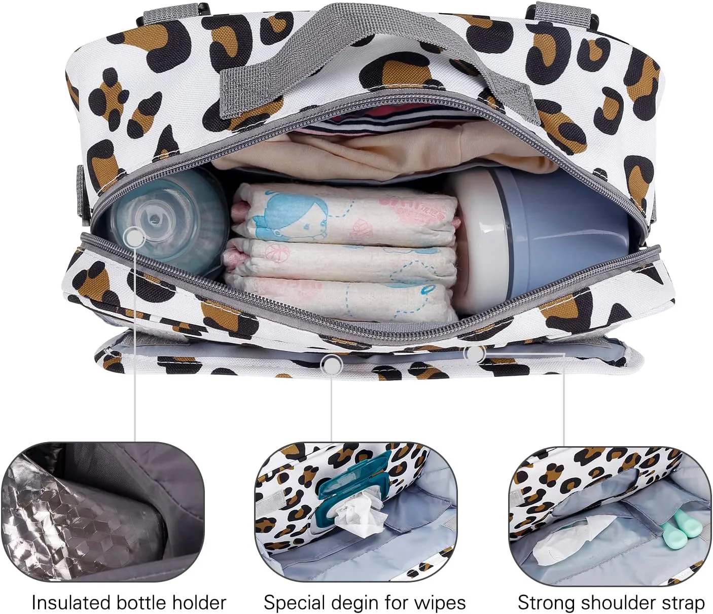 Baby Diaper Caddy Bag - Caddy Tote Baby Stroller Bag Nursery Storage Bin for Diapers, Wipes & Toys Small Diaper Bag