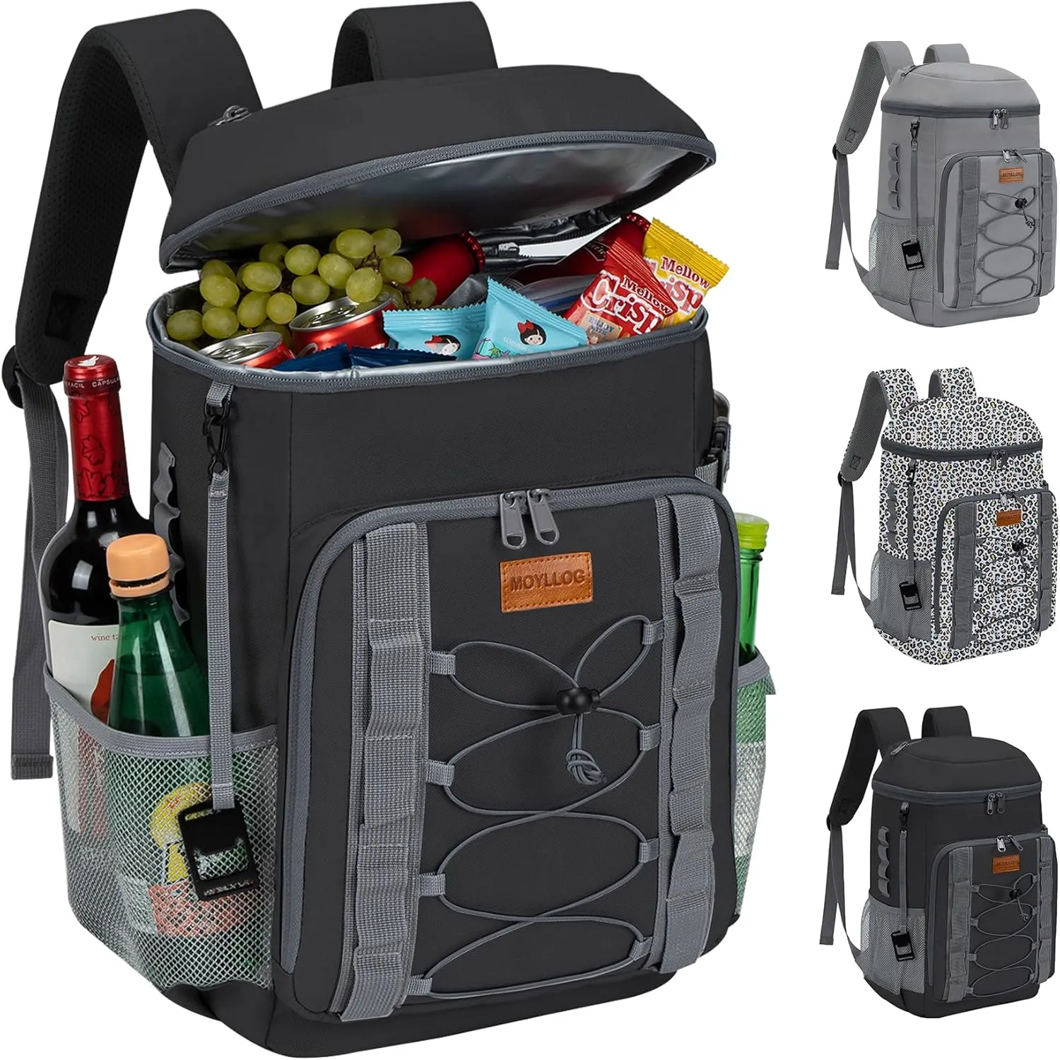 Backpack Coolers Insulated Leak Proof, 30/45 Cans Beach Cooler Backpack, Water-Resistant Soft Cooler Bag for Camping Picnic