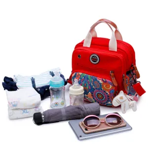 Backpack toting multifunction baby pony mother bag