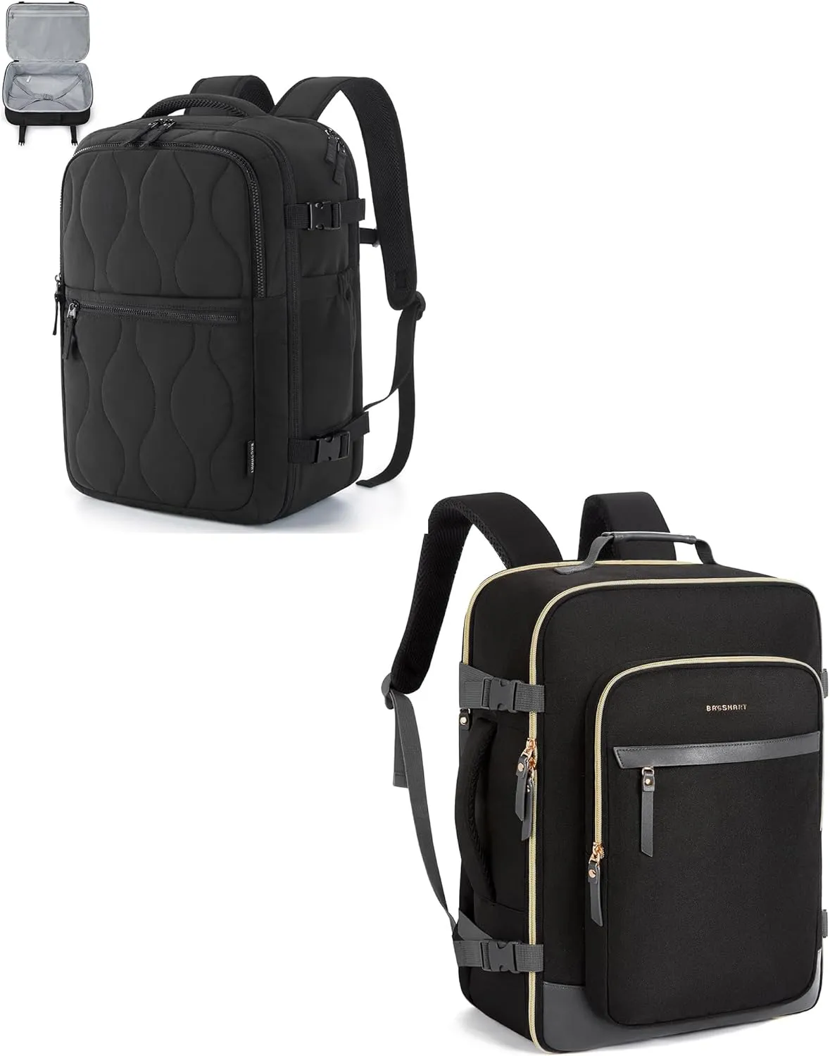BAGSMART Carry On Backpack and Travel Backpack