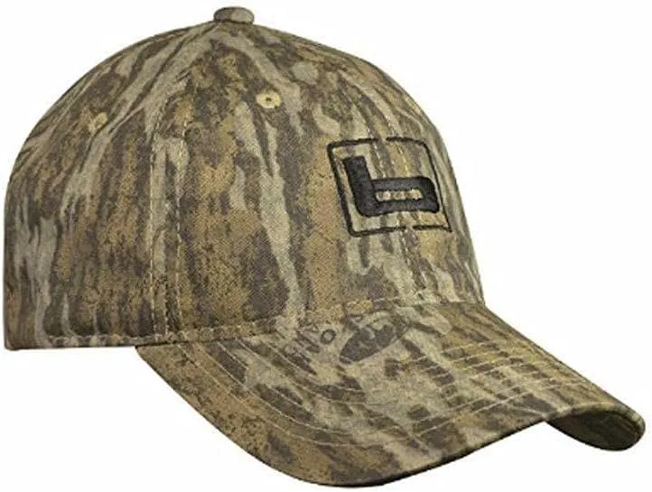 Banded Camo Cotton Cap – Lightweight, Breathable Hunting Hat with Adjustable Fit & Pre-Curved Bill