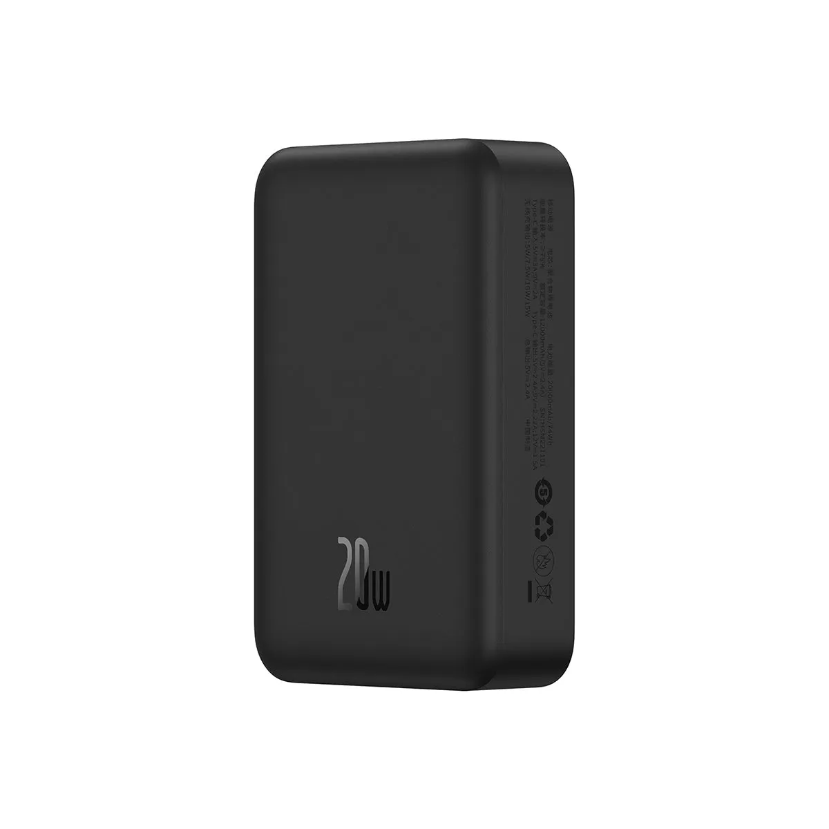 Baseus Magnetic Mini Wireless Fast Charge Power Bank 20000mAh 20W (Black) (PPCX150001)