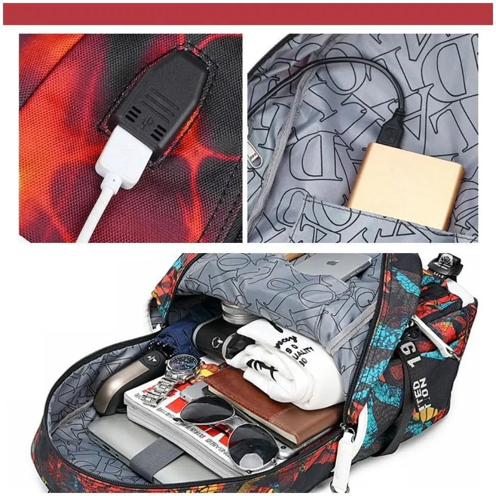 Basketball Player 23 Student School Bag, Laptop Backpack, Ultra-Light Travel Bag, For Men And Women (Black4)