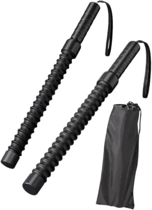 Battle Rope, 2Pcs Battle Ropes for Home Gym, Ropeless Weighted Battle Ropes, Professional Portable Black Exercise Rope for Indoor Outdoor Home Gym Office Strength Workout (Rope with Bag)