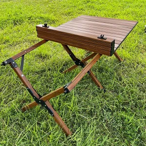 Beach Camping Folding Table, Portable Compact Outdoor Ultralight Aluminum Camping Table, Travel Table for Camping Barbecue Travel Night Market Stalls,S