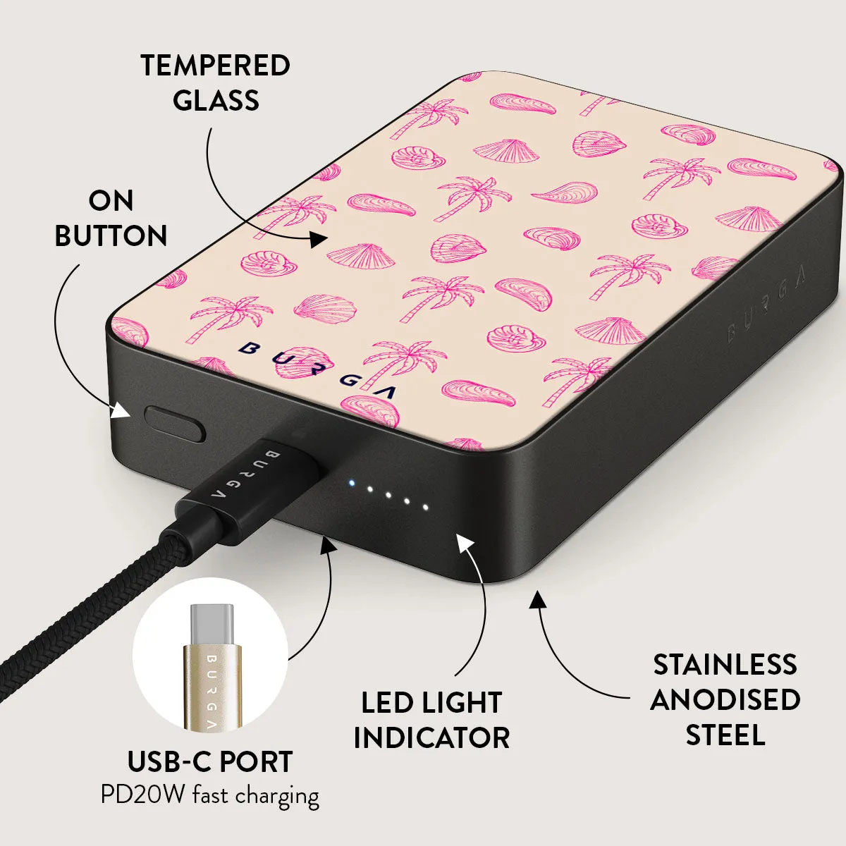 Beach Please - Magnetic Power Bank