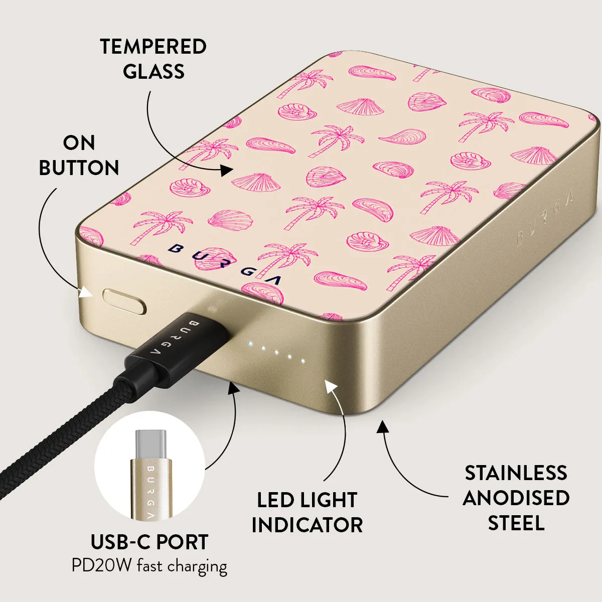 Beach Please - Magnetic Power Bank