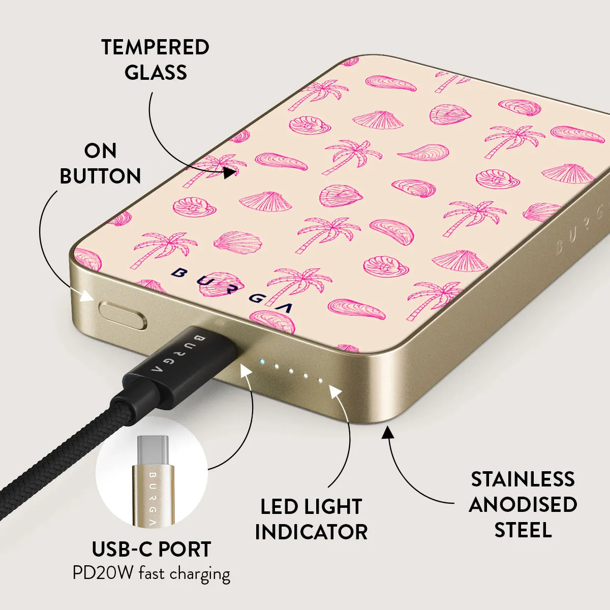 Beach Please - Magnetic Power Bank
