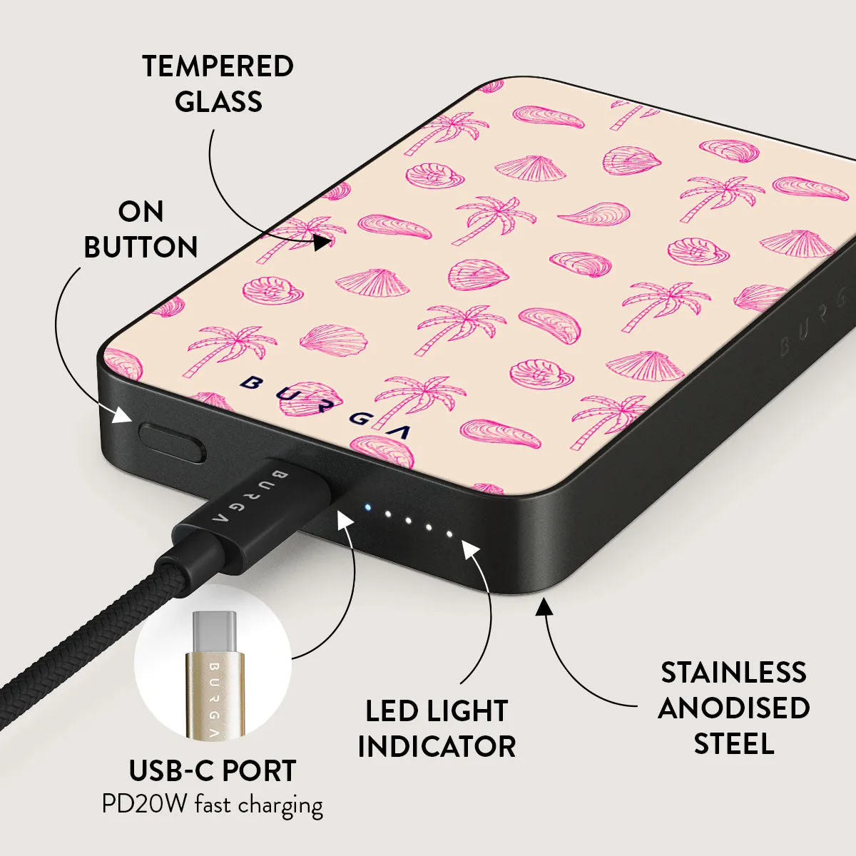 Beach Please - Magnetic Power Bank