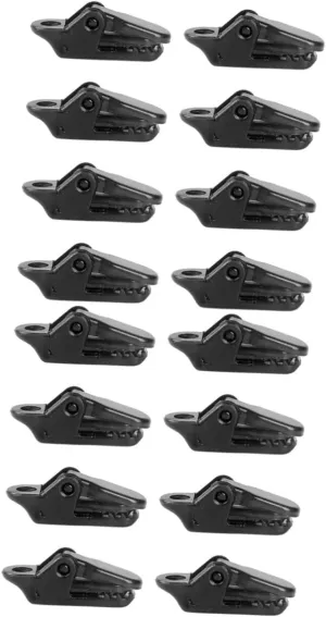 BESPORTBLE 2sets Tent Cord Clip Clamp Camping Tent Clip Clamp Fastener for Tarps 50pcs*2