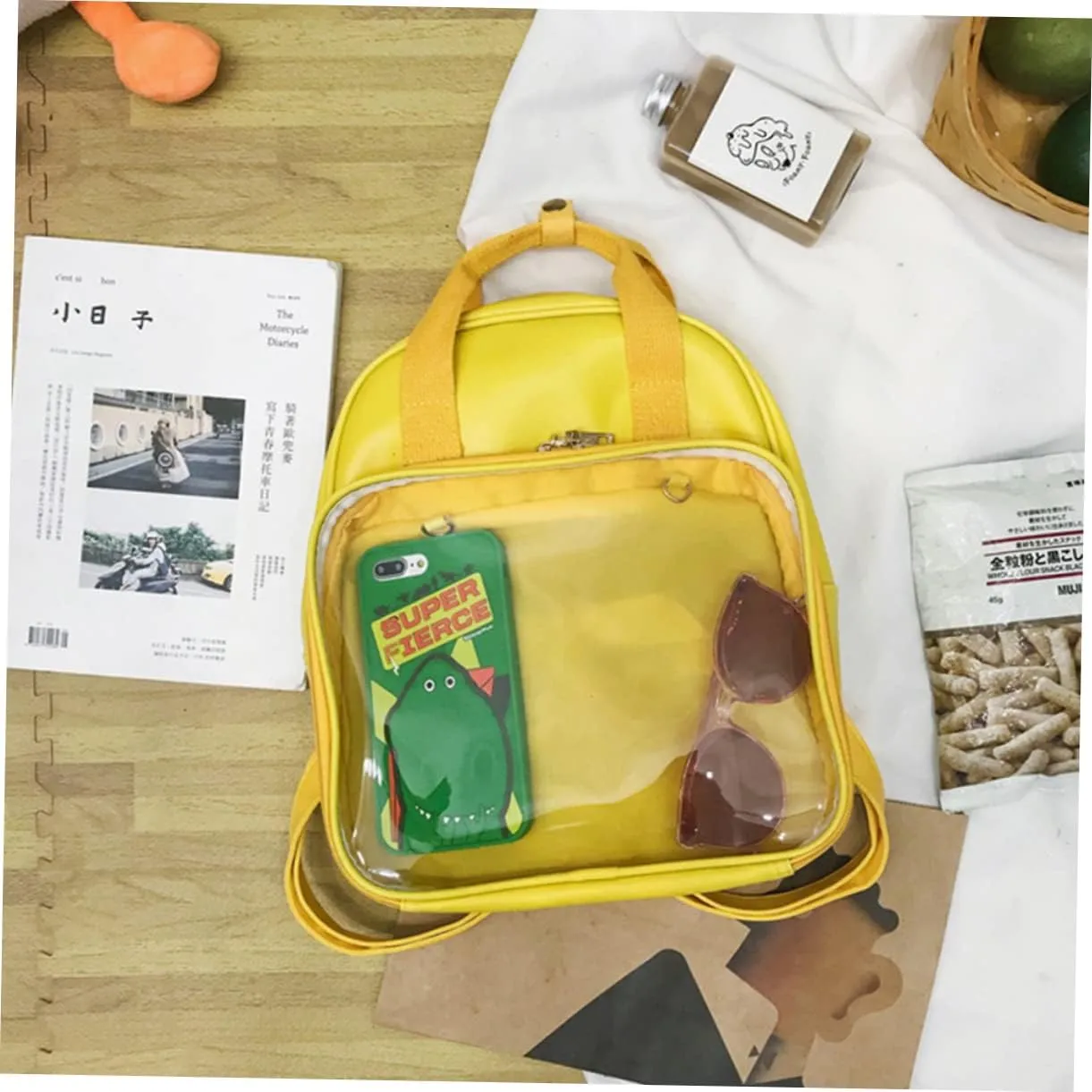BESPORTBLE Stitch Backpack for Girls Pvc Candy Backpack Large Capacity Perfect School Bag for Students Women Men