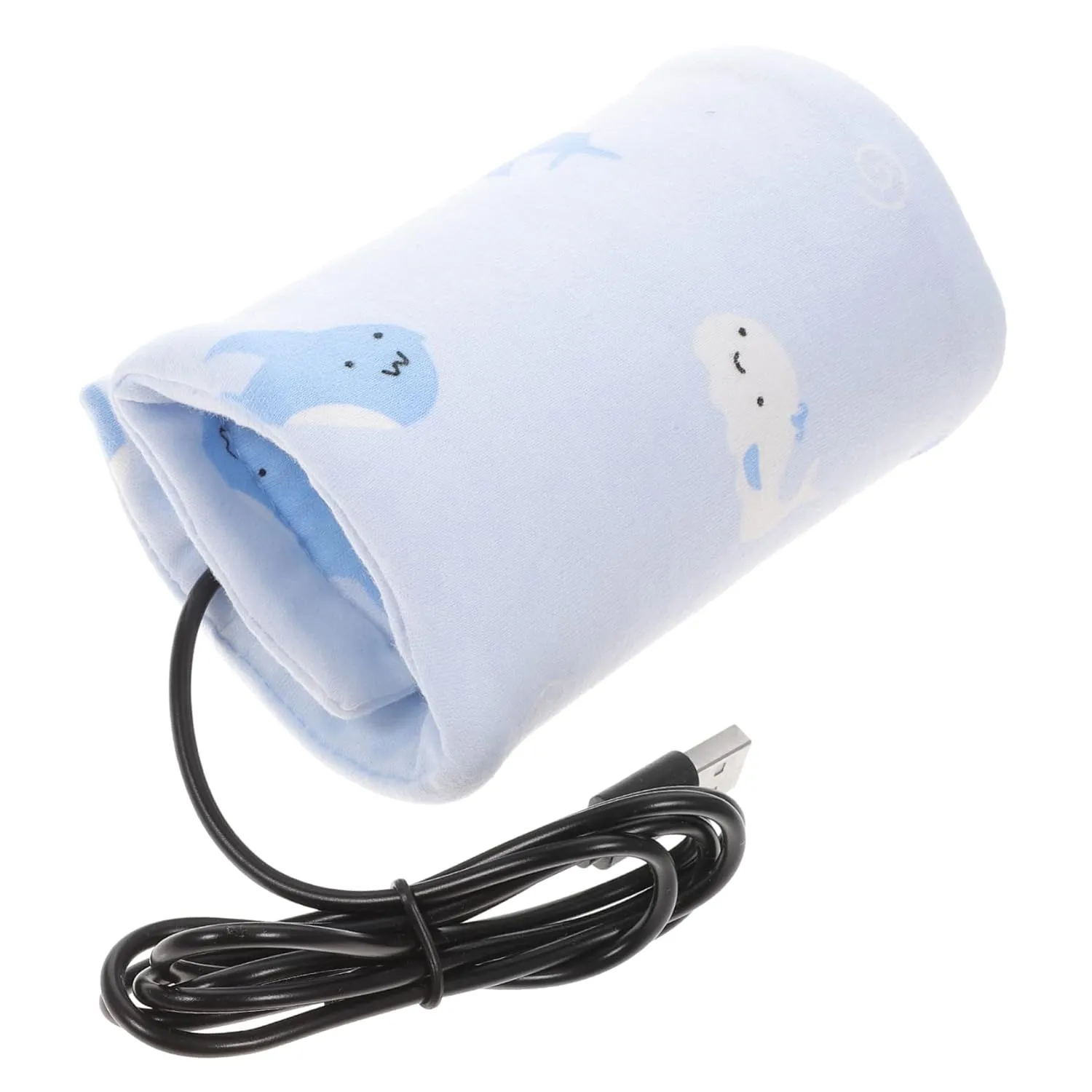 BESPORTBLE Travel Insulated Bottle Warmer Portable Water Warming Bag for Go Breastmilk Heating Safe Heat Insulation Design Compatible with Power Bank Car More