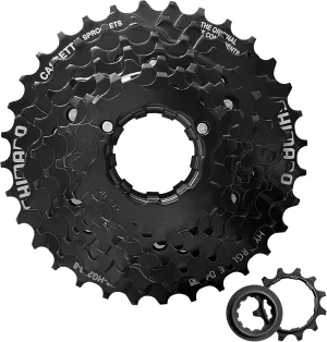 Bike Cassette 8 Speed Cassette Sprockets CS-HG200 12-32T Bike Sprocket for Mountain Bike Folding Bike Commuter Bike Speed Black