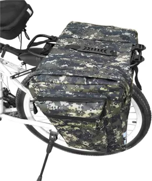 Bike Rack Bag, Bicycle Rear Seat Bag Cycling Bike Rack Double Pannier Bag Grocery Storage Carrier Bag Pack