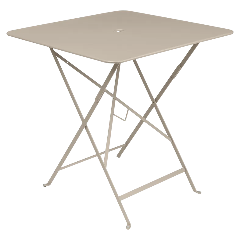 Bistro square table 71cm nutmeg