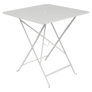 Bistro square table 71cm steel grey