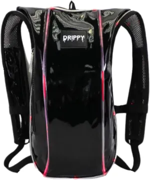 Black Hydropack Rave Hydration Backpack – LED Festival Water Backpack 2L for Women & Men – Leakproof Hydro Pack with Bladder – Anti-Theft Pockets - Rave Accessories - Music & EDM Festivals