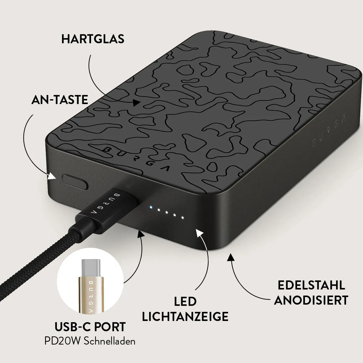 Black Rock - Magnetic Powerbank