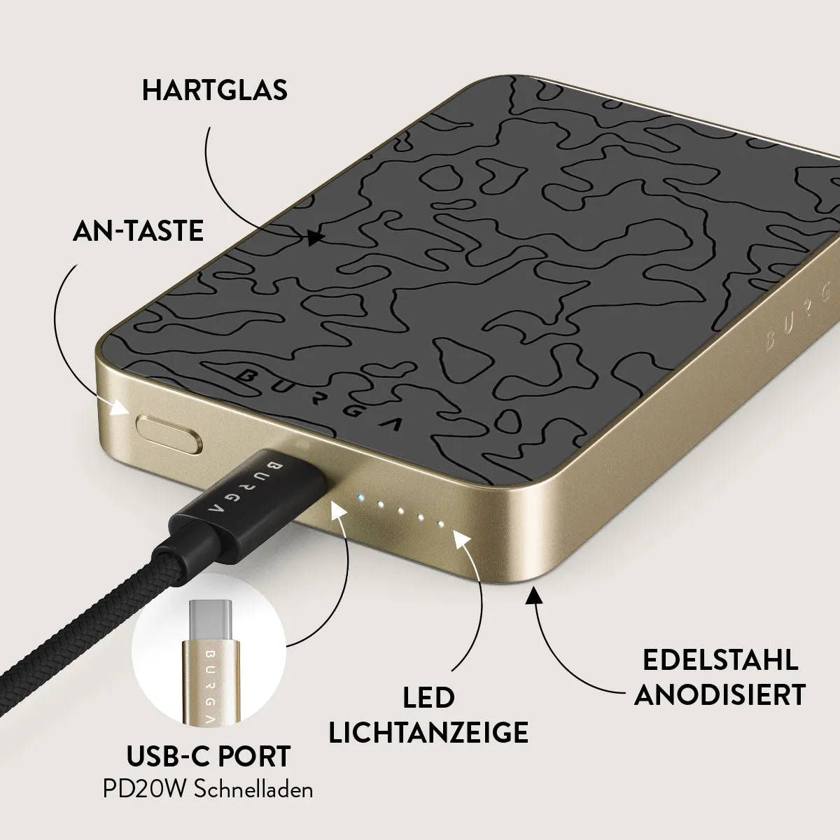 Black Rock - Magnetic Powerbank