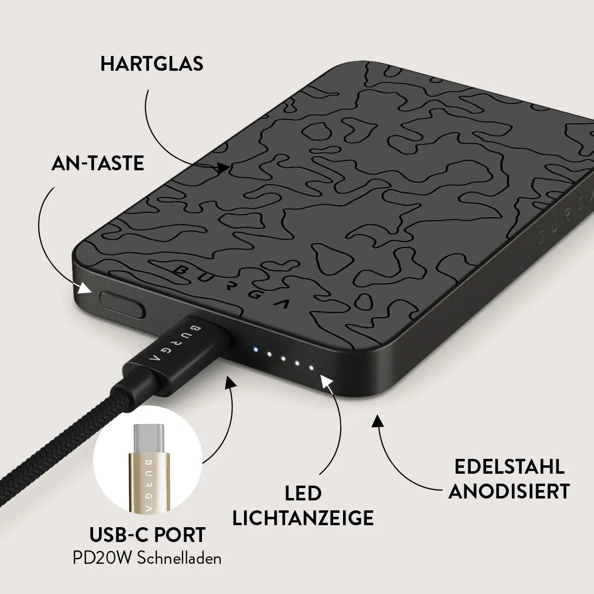 Black Rock - Magnetic Powerbank
