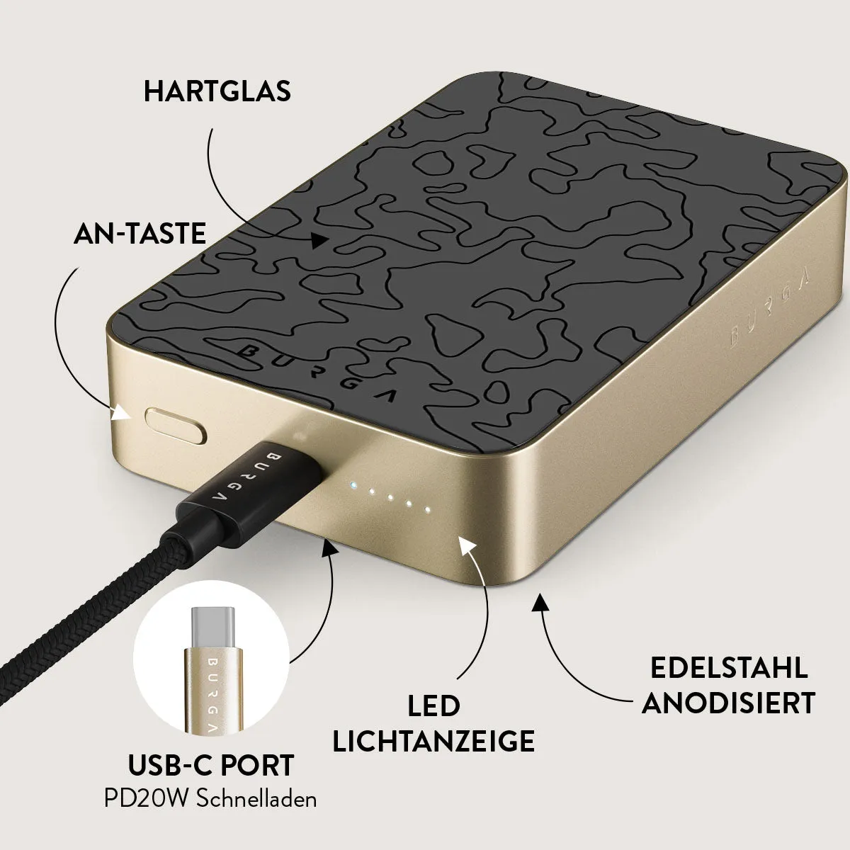 Black Rock - Magnetic Powerbank