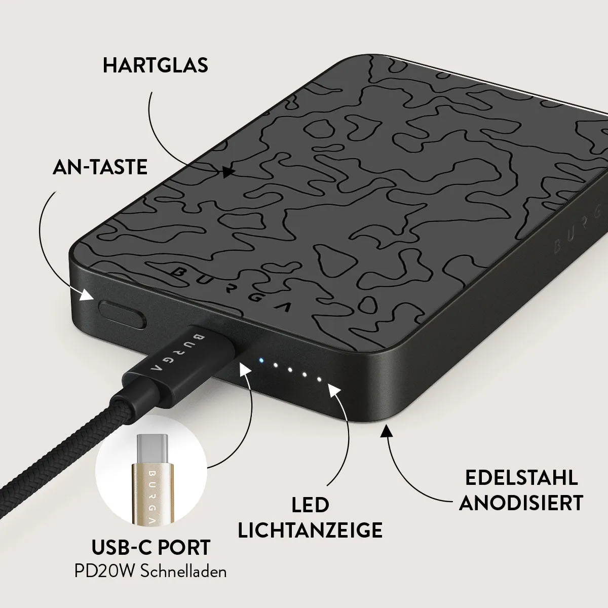 Black Rock - Magnetic Powerbank