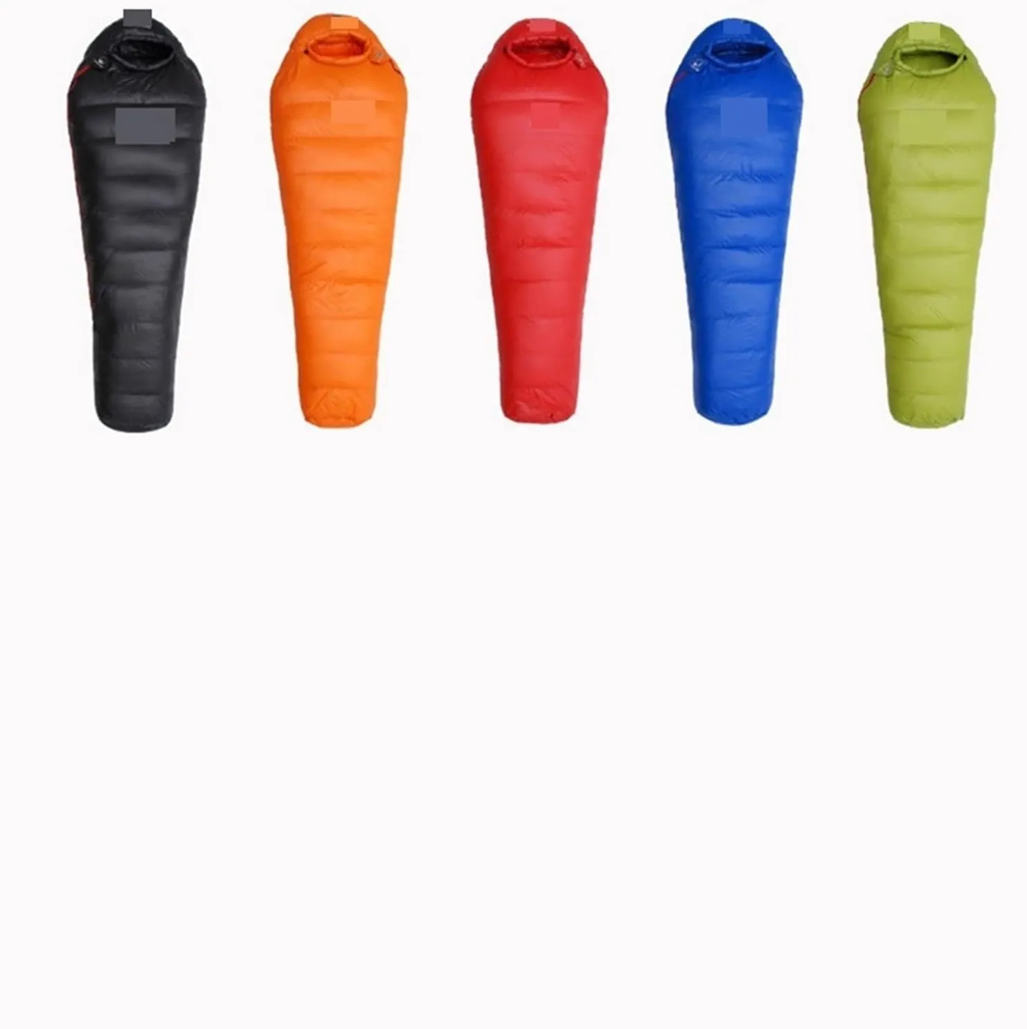 Black Snow Adult Mummy Style Sleeping Bag - Very Warm Down Filled Travel Sleeping Bag for 4 Seasons Camping