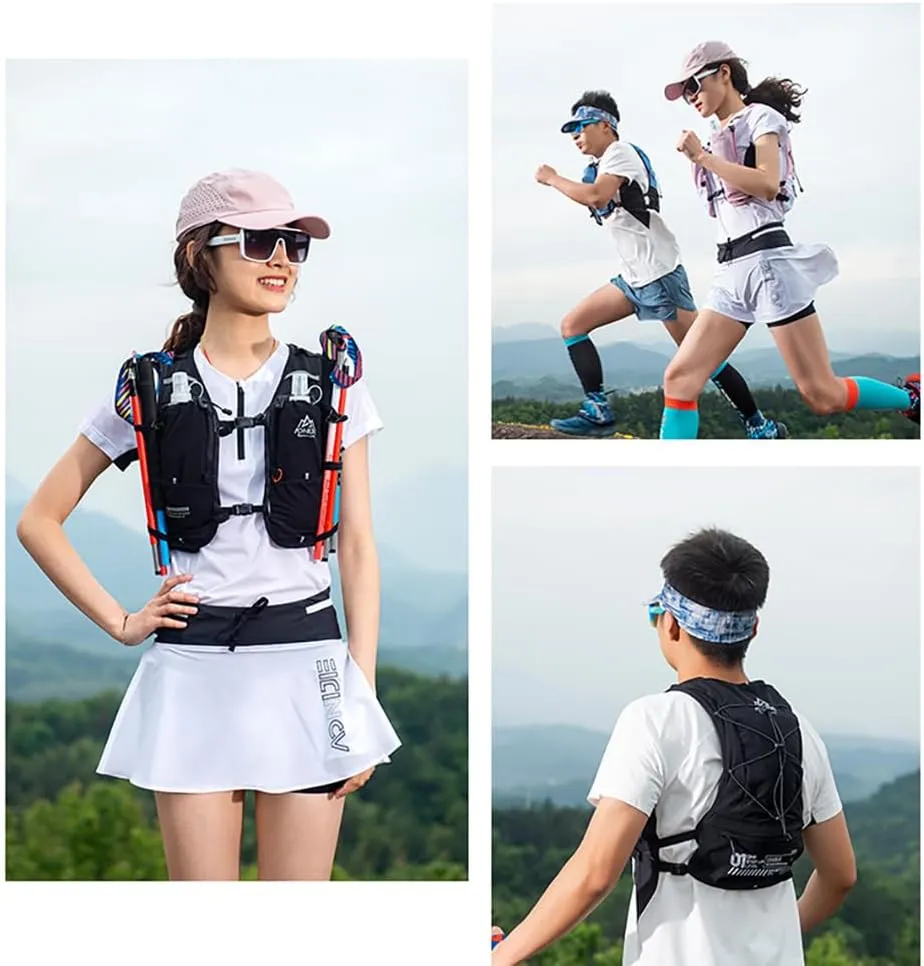 BlueField Running Hydration Backpack Vest for Women and Men 5L Lightweight Trail Runing Hydration Vest Pack Backpack for Running, Cycling, Climb