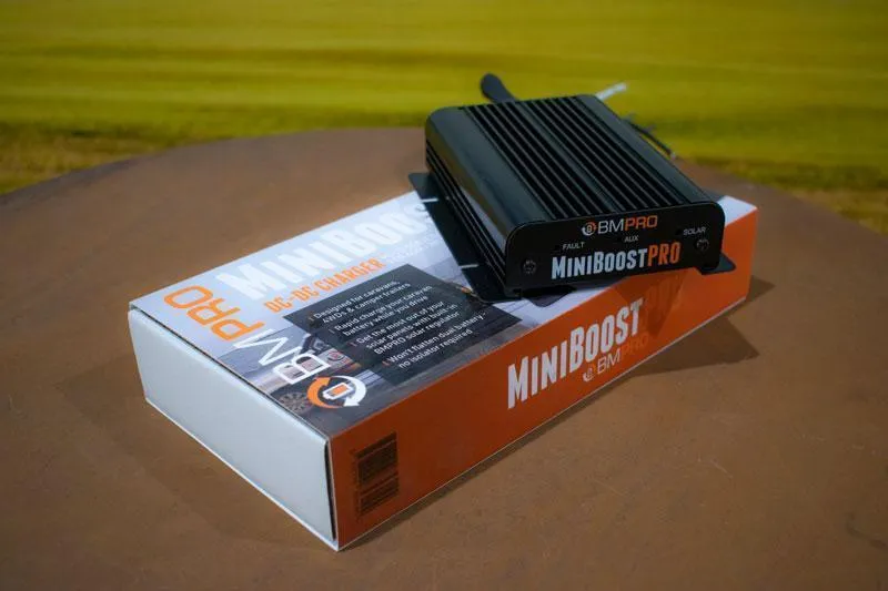 BMPRO MiniBoostPRO 30A Lithium DC–DC Charger With Solar Input