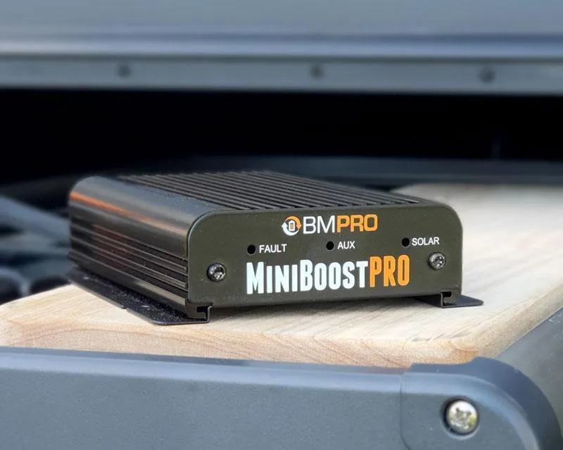 BMPRO MiniBoostPRO 30A Lithium DC–DC Charger With Solar Input
