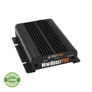 BMPRO MiniBoostPRO 30A Lithium DC–DC Charger With Solar Input