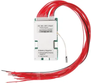 BMS 19S 60V 30A Battery Management System Protection Board with Balance and NTC for Solar Energy Storage Electric car 3.2V lifepo4 Battery Pack (19S 60V 30A)