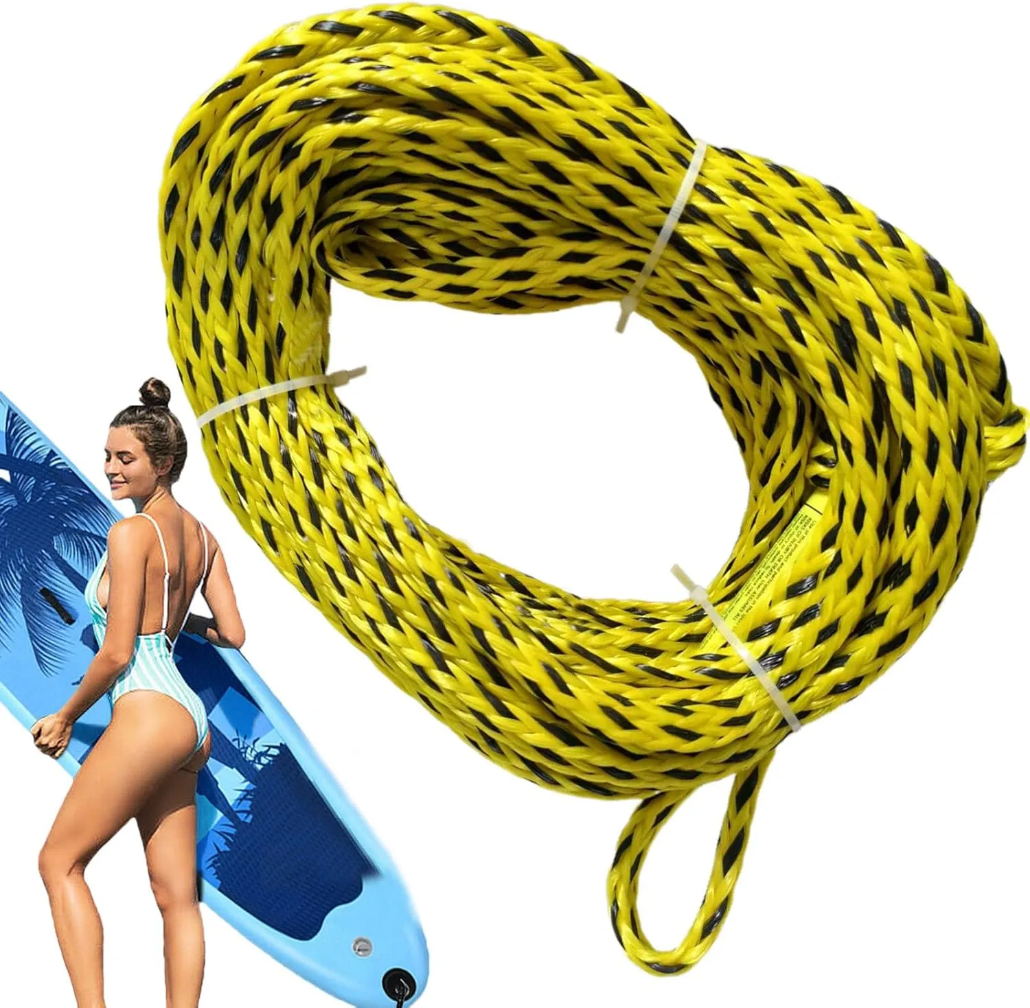 Boat Ropes for Docking, Boat Rope - Safe Professional Wakboard Rope - Boat Grinding Lines for Skiing Boating Wakeboard Kneaking Watersports Fitness Rimb