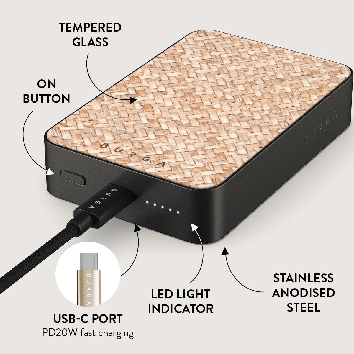 Boho Dreams - Magnetic Power Bank