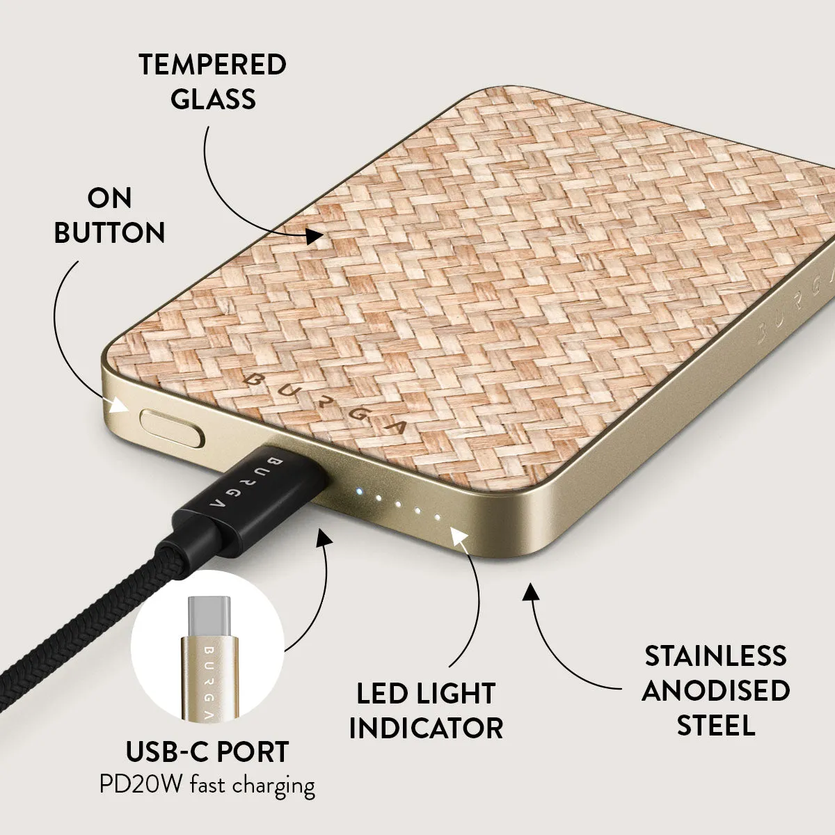 Boho Dreams - Magnetic Power Bank