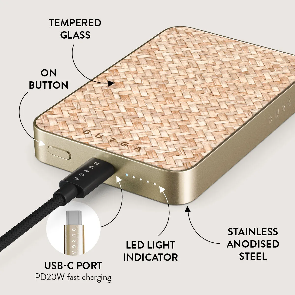 Boho Dreams - Magnetic Power Bank