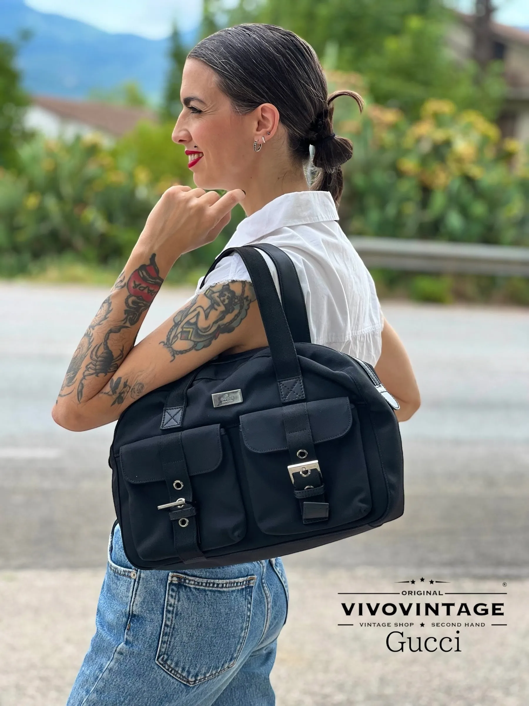 Borsa Gucci Double Pochet