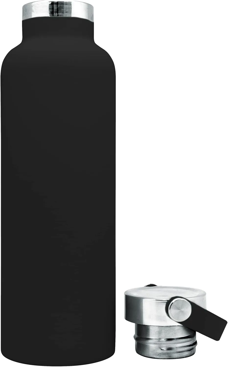 Bottle Thermos Cap Double Wall Handle for Hot and Cold Stainless Steel Coral Design 750 ml BPA Free, 18/8