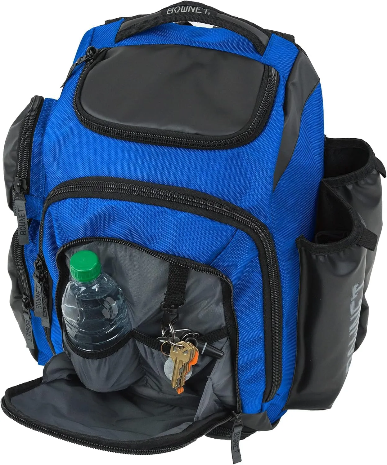 Bownet Commando Bat Bag - Holds 3 Full-Size Baseball Bats - Ultimate Batting Backpack for Boys and Girls Players - Youth Baseball Bag with Large Main Compartment