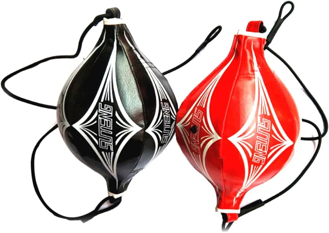 Boxing Ball Leather Ball Portable Bag Double End Punching Ball Double End Bag Anchor Boxing Bag Punching
