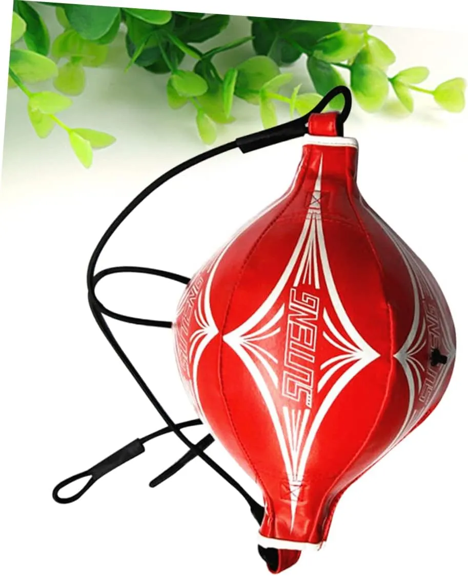 Boxing Ball Leather Ball Portable Bag Double End Punching Ball Double End Bag Anchor Boxing Bag Punching