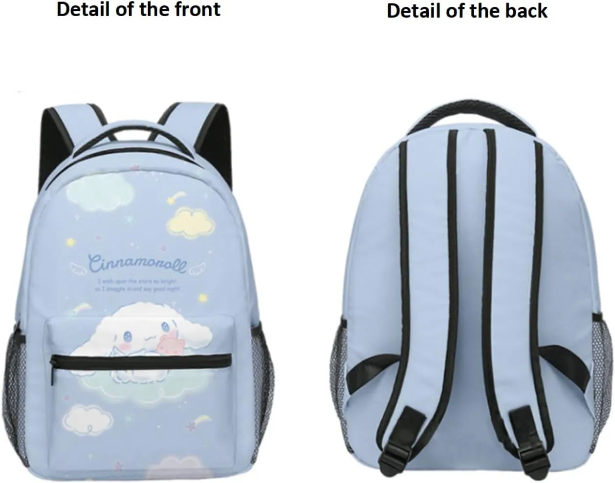 Boys Tungtungtung Backpack Lunch Bag Pencil Case 3PCS Set Kids Tung 3D Figure Printed Backpack (C14,3pcs)