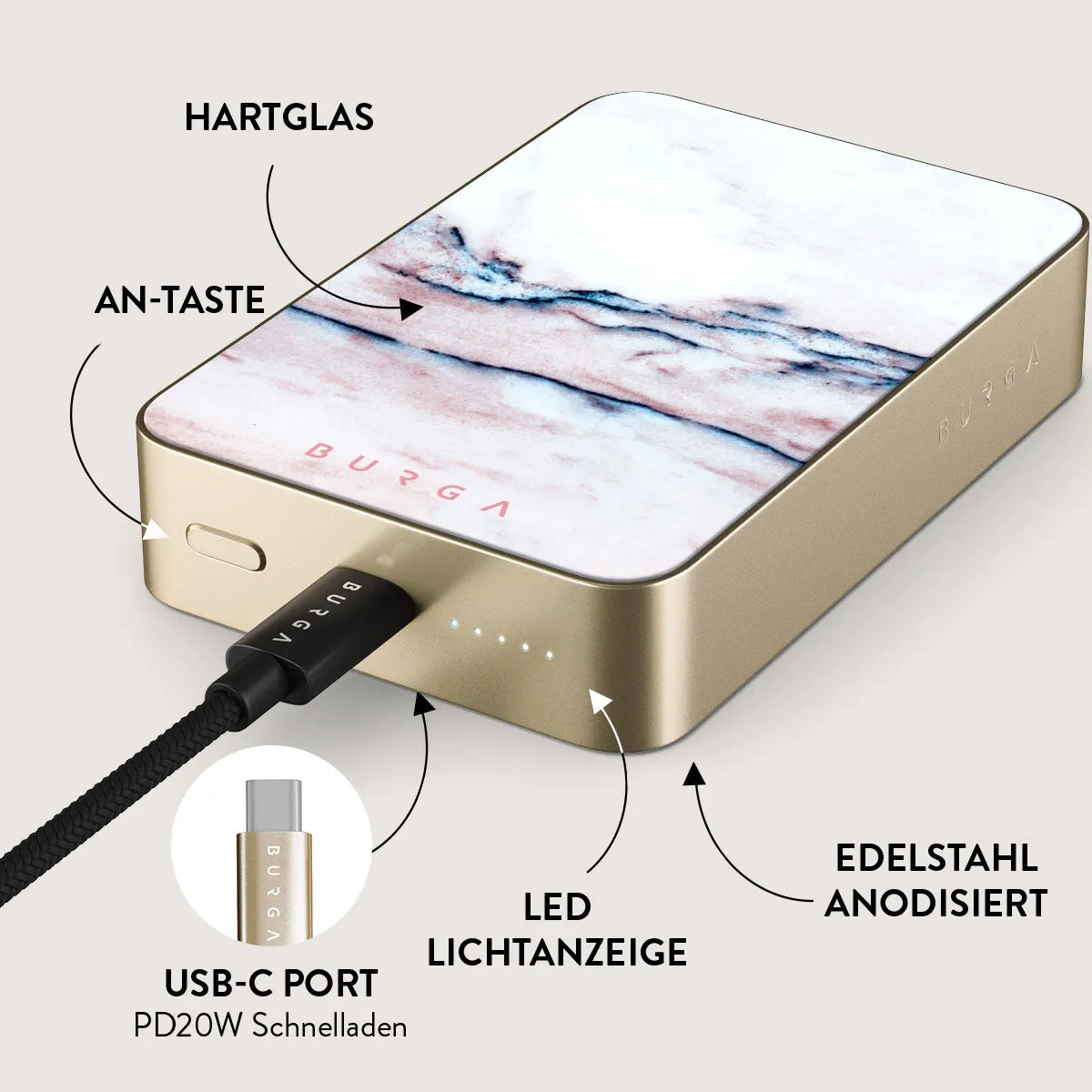 Bubble Gum - Magnetic Powerbank