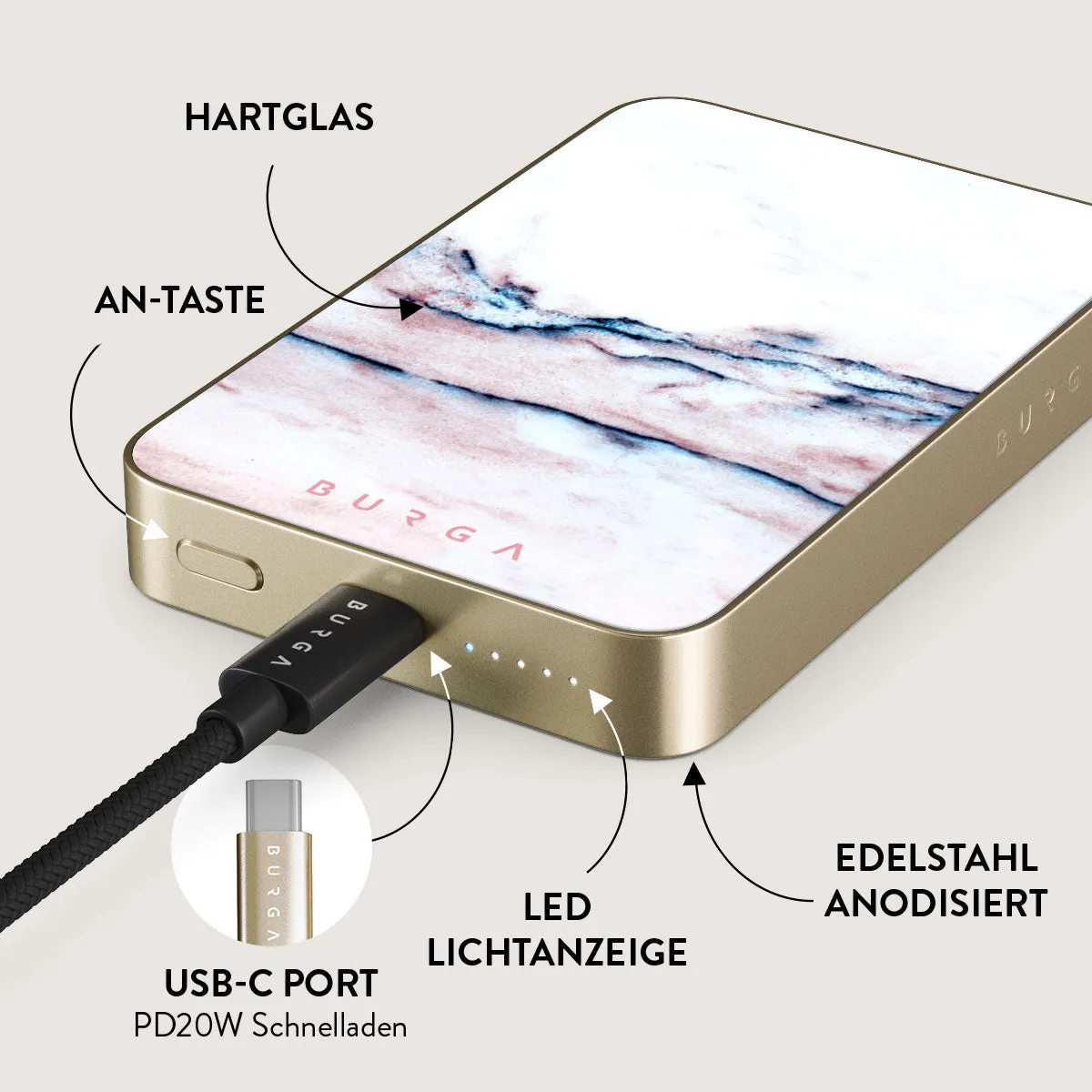Bubble Gum - Magnetic Powerbank