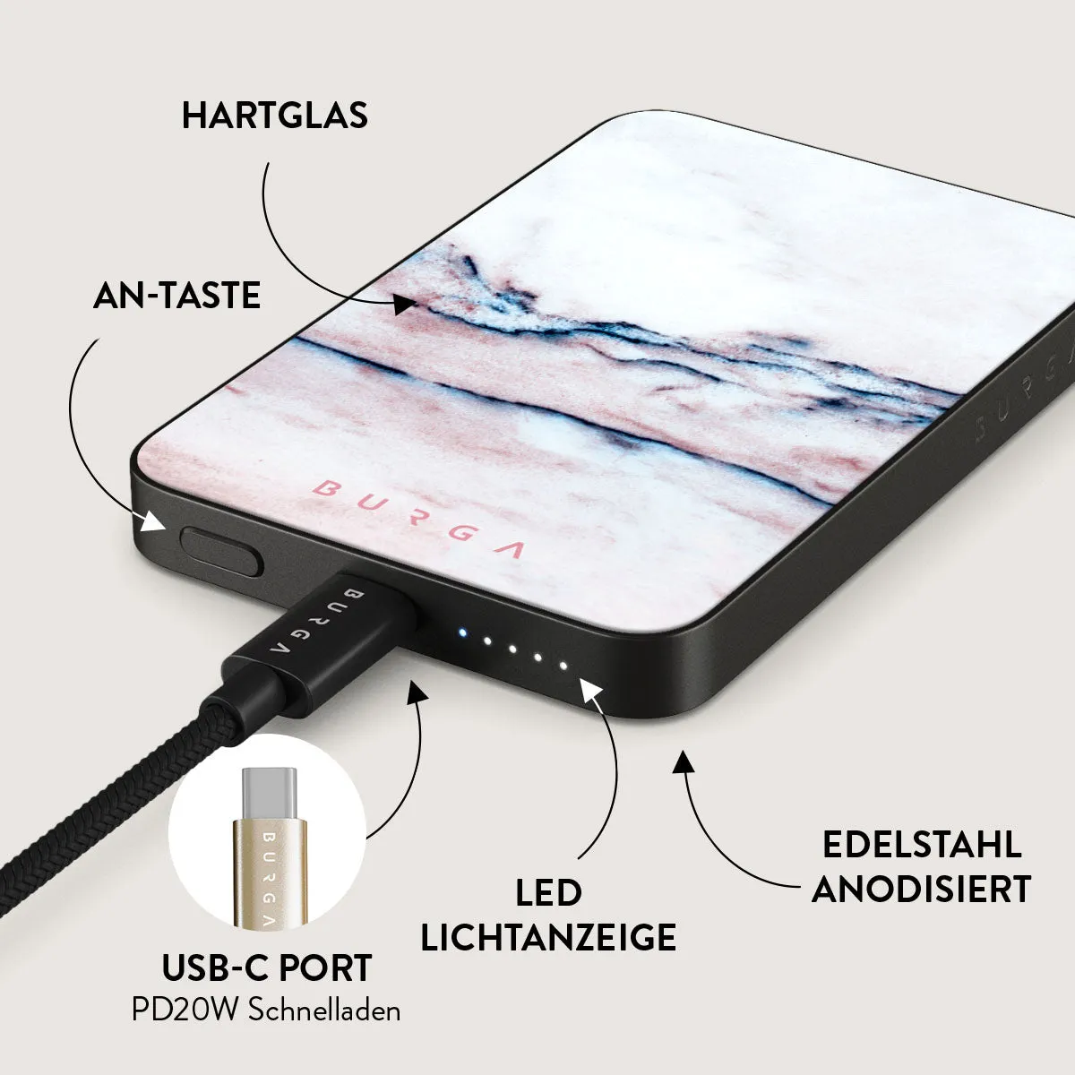 Bubble Gum - Magnetic Powerbank