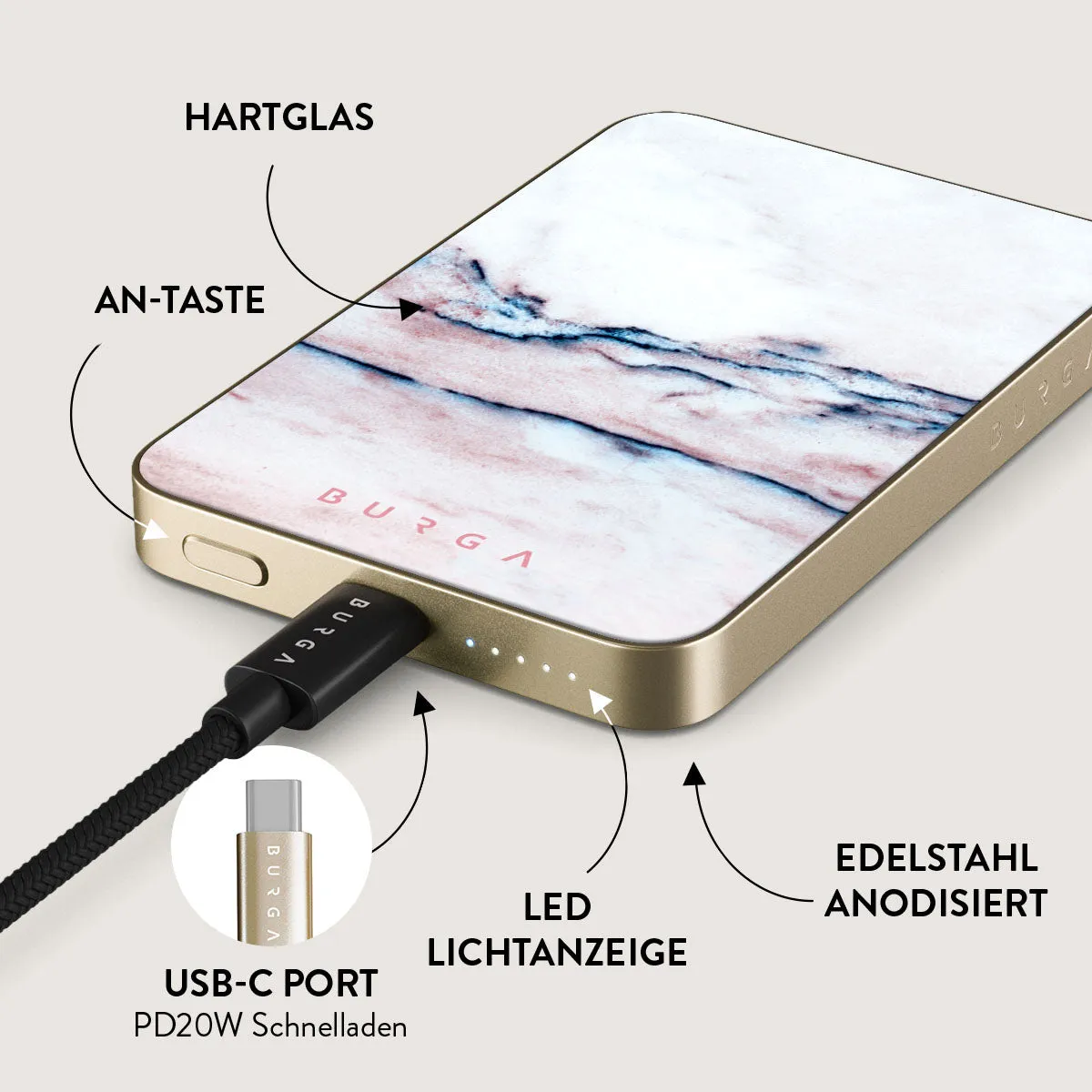 Bubble Gum - Magnetic Powerbank