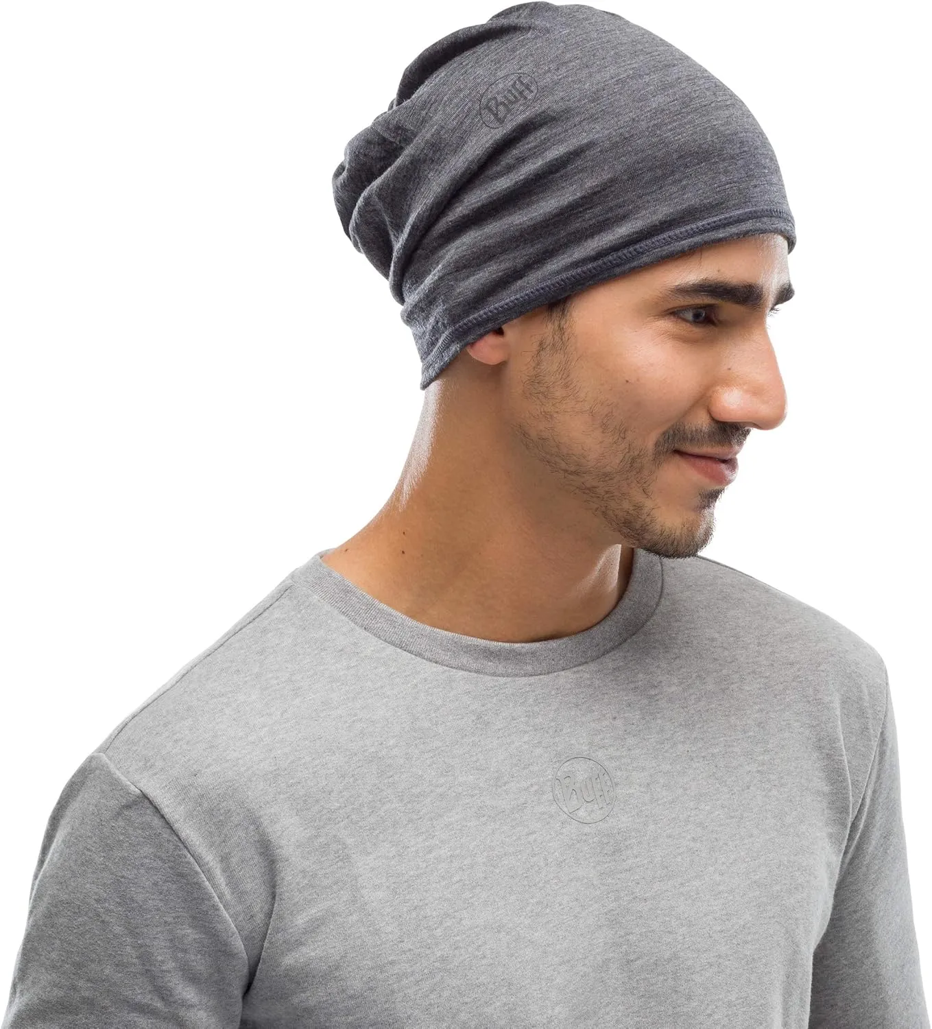BUFF Lightweight Merino Wool Neck Gaiter 100% Ethically Sourced Wool, Versatile, Temperature Regulating Face Mask, Adult Size