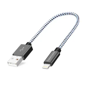 CableCreation 3-Pack Short iPhone Charging Cable 6 Inch/0.5ft, [MFi Certified] Lightning to USB Data Sync Cord, Compatible with iPhone 14/14 Pro, AirPods Pro, iPhone 13, 12, 11, iPad