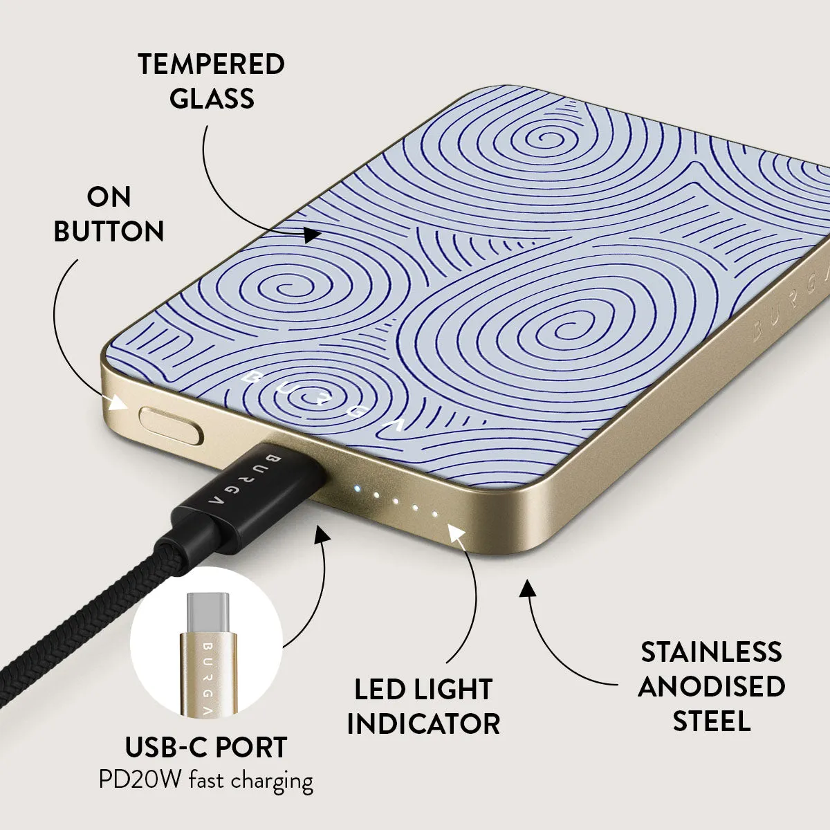 Calm Sailing - Magnetic Power Bank